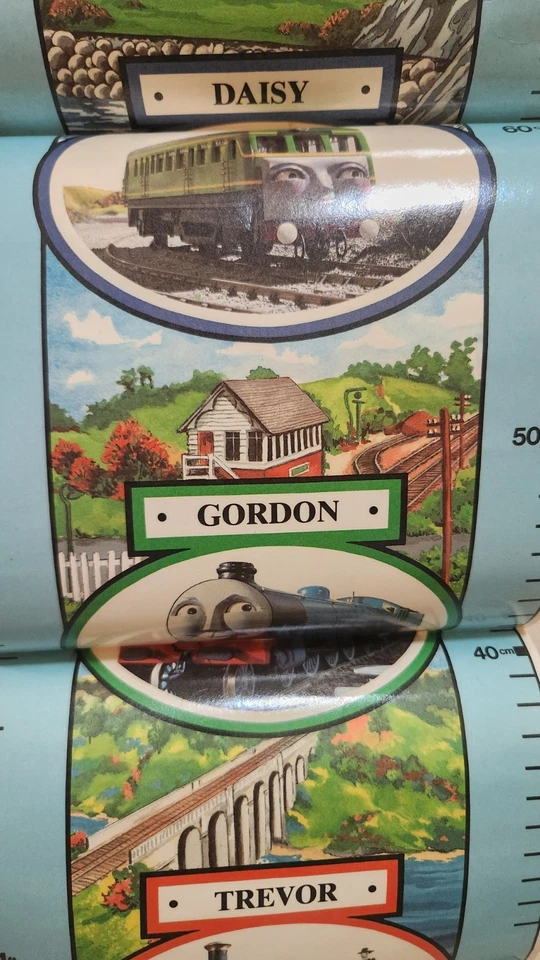Vintage Thomas Tank Engine Kids Height Chart Ladybird 15cm 5F Tall Rare UK 1986 - Bild 4 von 4