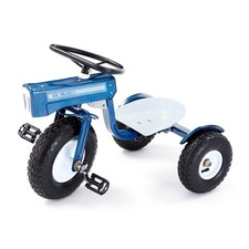 Tricam Ol' Blue Tractor Tricycle, 22" Steel Toddler Bike Kids Blue Open Box