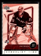 2002-03 Upper Deck #179 Patrick Roy Colorado Avalanche HOCKEY Card