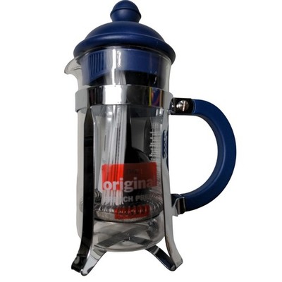 Bodum Glass Caffettiera French Press 3 Cup 12 oz. Coffee Maker 1913-981TG-2 Blue