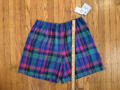 Vintage Jantzen adrette karierte Damenshorts Größe 22 neu mit Etikett - Bild 4 von 10