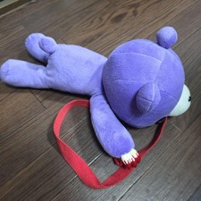 Chax GP Gloomy Bear Plush pouch Shoulder bag Purple TAITO Japan F/S w/T