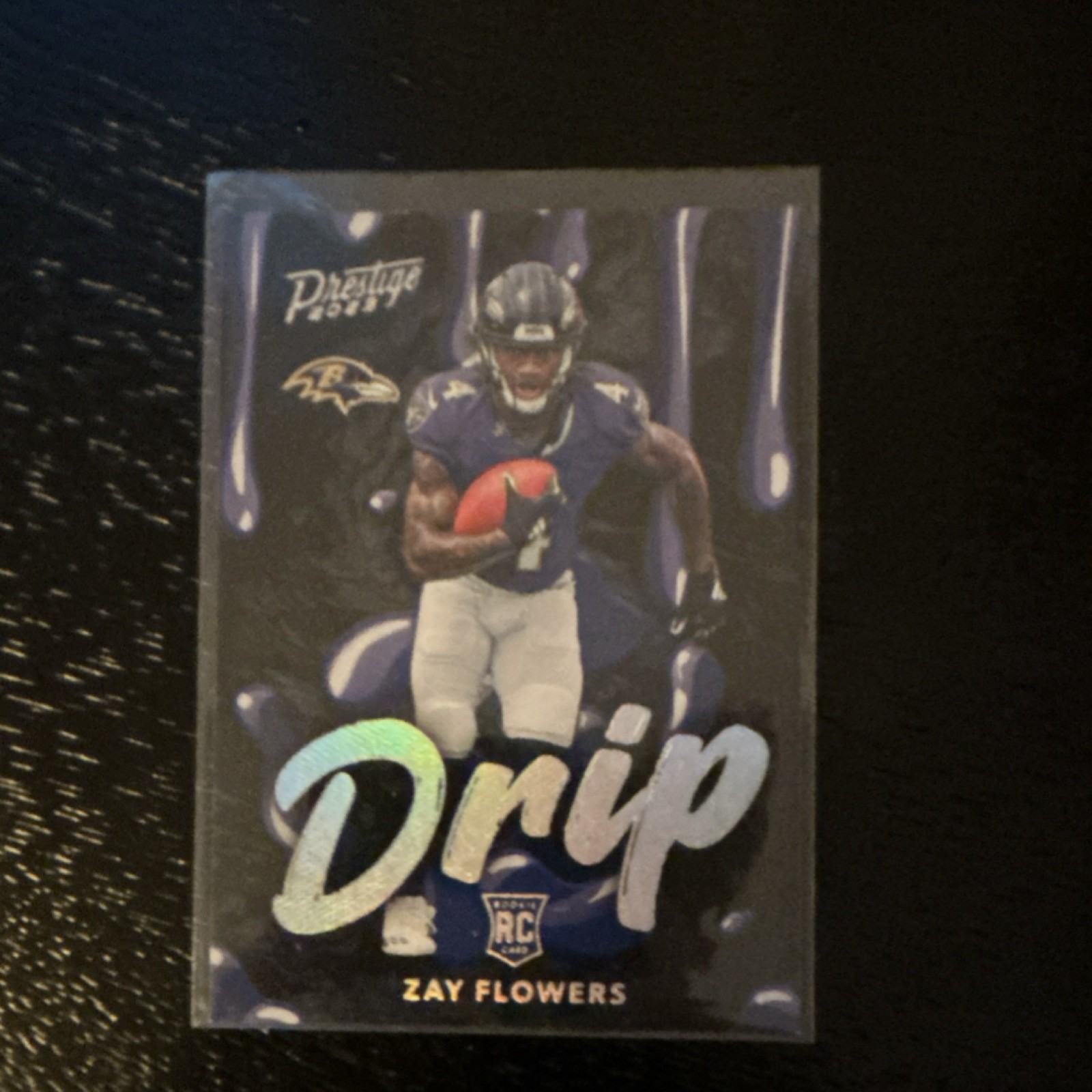 CASE HIT 2023 Panini Prestige Drip Rookie Zay Flowers Baltimore Ravens #D-17