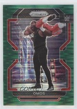 2022 Panini Prizm WWE Green Pulsar Prizm 6/25 Omos #170 d9r