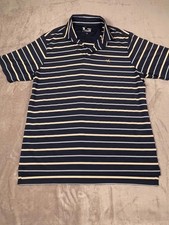 FG Tech Men's Striped Polo Shirt - XL - USA Made