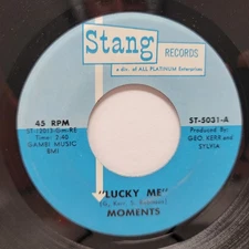 Moments Lucky Me / I Lost One 7" 45rpm EX Vinyl Soul Record free sleeve