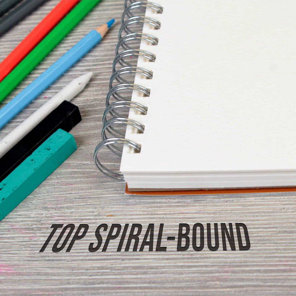 11" x 14" Spiral Bound Sketch Pad, Pad of 100-Sheets, 60 Pound (100gsm) (2 Pads) - Image 4 of 4