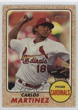 2017 Topps Heritage High Number Action Image Variation Carlos Martinez #706 1n3m