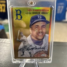 2023 Topps Chrome Platinum Anniversary Roy Campanella Dodgers Gold Wave /50