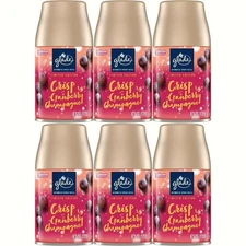 Glade Automatic Spray Refill, Air Freshener for Home Crisp Cranber  6.2 Oz 6Pack