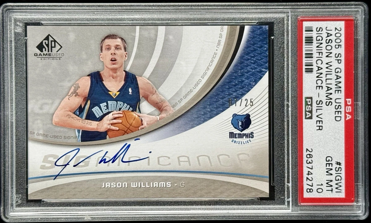 Jason Williams Professional Sports Authenticator (PSA) Basketball