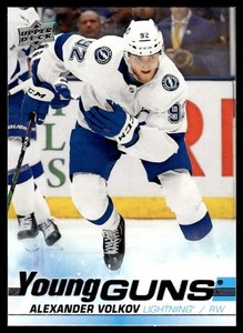 2019-20 Upper Deck Young Guns Alexander Volkov Tampa Bay Lightning #488