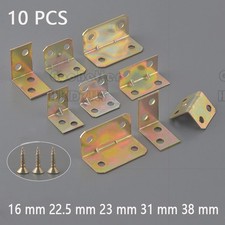 Small L Shape Right Angle Brackets for Corner Repair Brackets Galvanized DIY