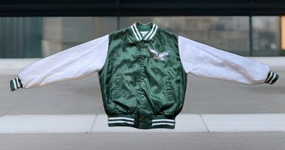 Vintage 1990s ChalkLine NFL Philadelphia Eagles Jacket Size 18-20