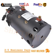 Electric Cart DC Motor fits for 48 Volt Motor XQ 5.3, 19 Spline 5.0 HP w/Sensor