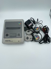 Nintendo Super Famicom Console 01CHIP Set Games Controller AV AC Tested Japan