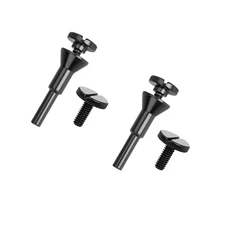 2 Set Metal Cut Off Wheel Disc Mandrel Arbor 1/4" Shank Stem Die Grinder Drill