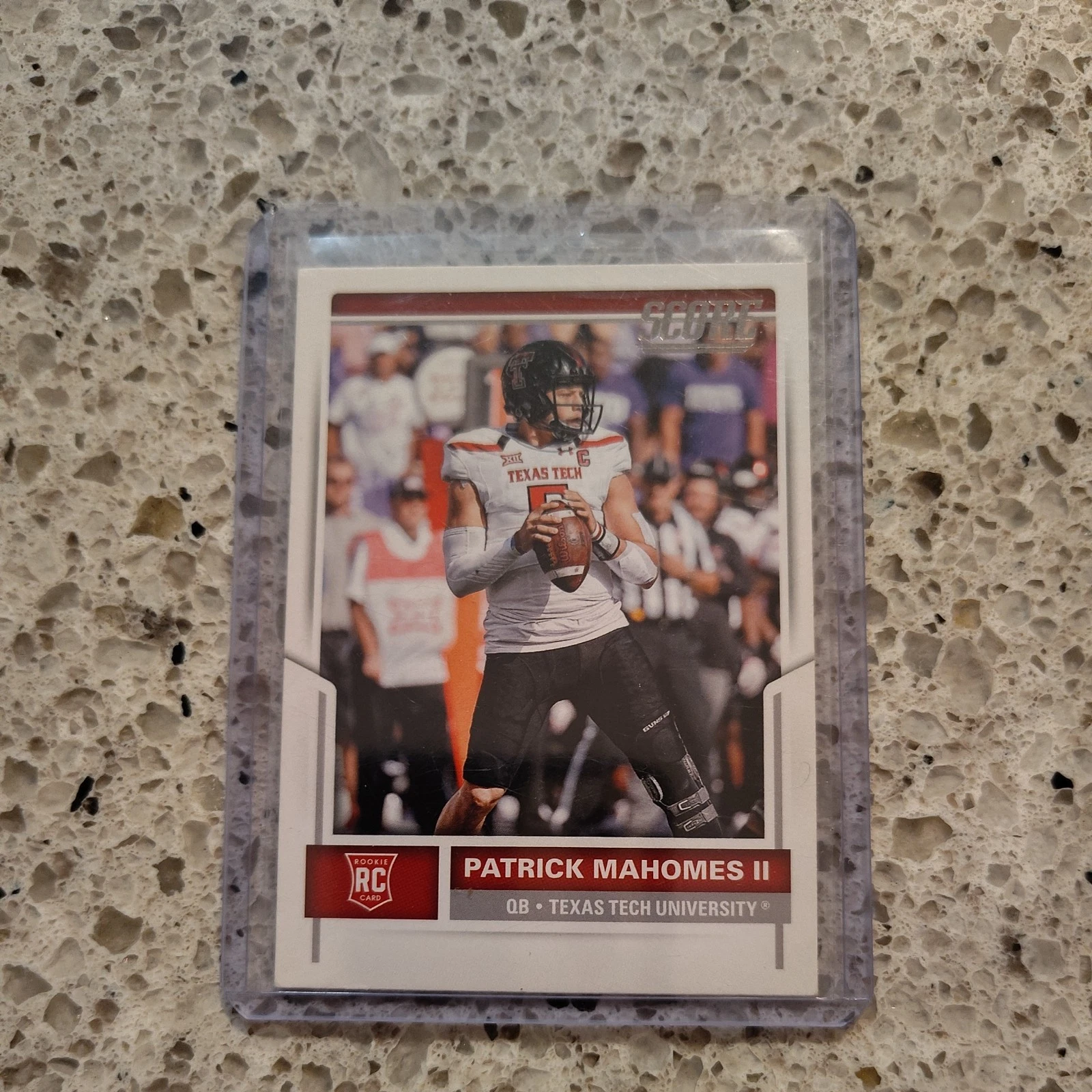 Patrick Mahomes trading card