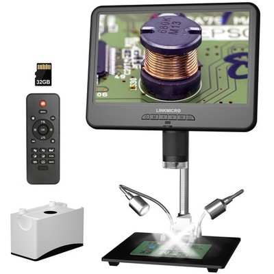 LM210 10.1'' LCD Coin Digital Microscope Full View for Error Coins, Soldering...