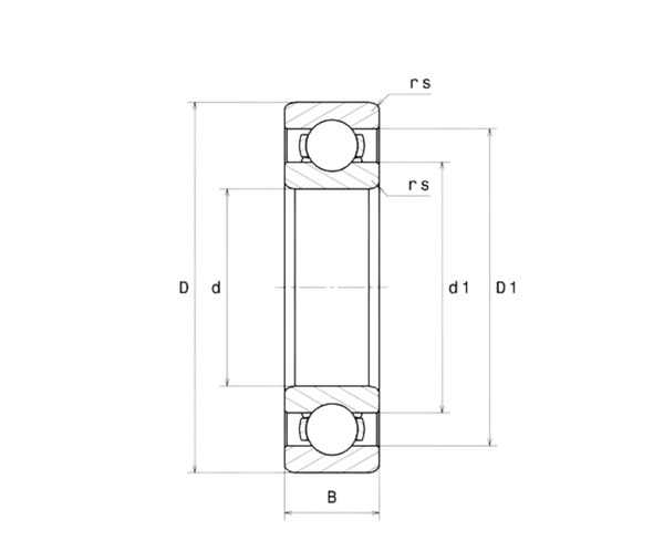 6000 - Import | 10X26X8 Mm | 60.. Rillenkugellager-image