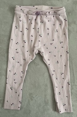Baby Leggings Rosa Blumig 80-86cm Manguun
