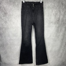Free People Jeans Womens Size 29 Black We The Free Jayde Flare.