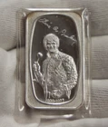Vintage Dahlonega Mint Elvis Presley 1 Ounce Silver Art Bar
