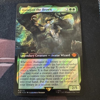 Radagast the Brown, 0776, NM Surge Foil, MTG LotR | eBay