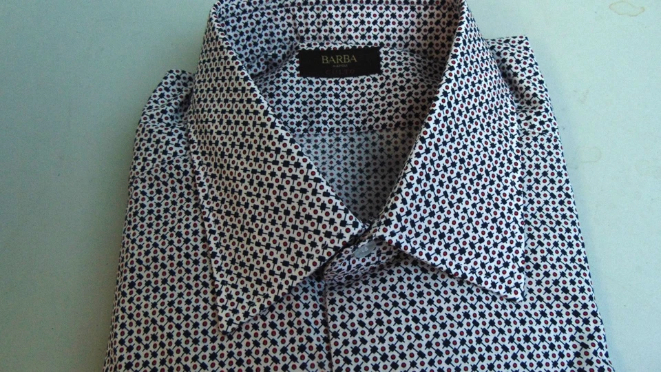 BARBA NAPOLI SARTORIA 1°LINEA CAMICIA 41 250,00  CART.  COTONE 74Pi SìA - Immagine 3 di 4