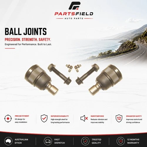 1 Pair Front Lower Left and Right Ball Joints for Mazda 323 Protege 1998-2003 BJ