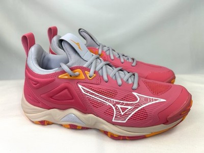 Mizuno Wave Momentum 3 Energy Volleyball Shoes Unisex Size 7 Pink