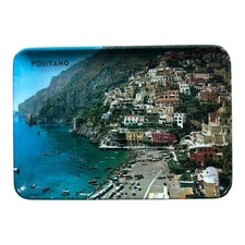 Vintage POSITANO Italy Amalfi Coast Souvenir Tray Pin Dish Catchall Mid Century