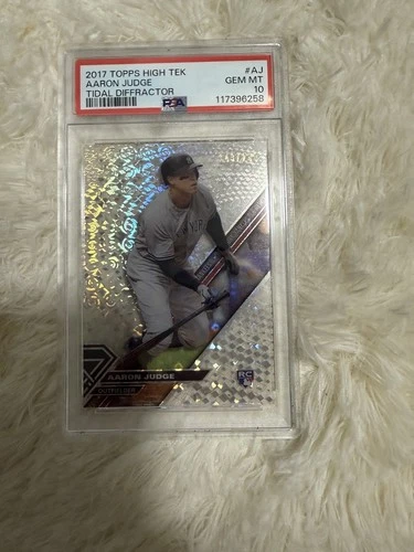 2017 Topps High Tek - Aaron Judge #HT-AJ Pattern 1 (RC) 143/250 PSA 10