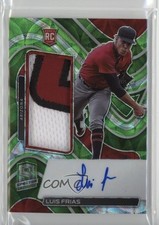 2022 Panini Chronicles Spectra Neon Green Prizm 14/25 Luis Frias #133 Auto 0h29