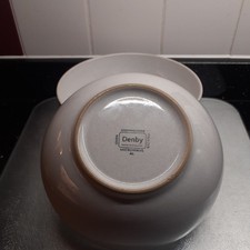 Denby Elements Natural Bowls x 2 approx 16.5cm diameter