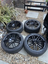 AUD1 A1 8X S-LINE Black 18" ALLOY WHEELS 8X0601025L 225 40 R18 MK4 GOLF POLO