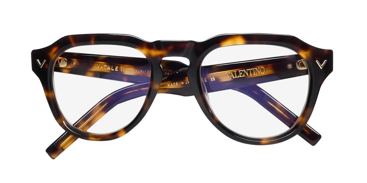NEW VALENTINO V-TALE II VLX-139 GLASSES 52-22-145 FULL-RIM
