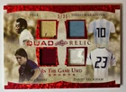 Lionel Messi Pele 2022 Leaf ITG Game Used Quad Patch 5/35 Diego Maradona Beckham