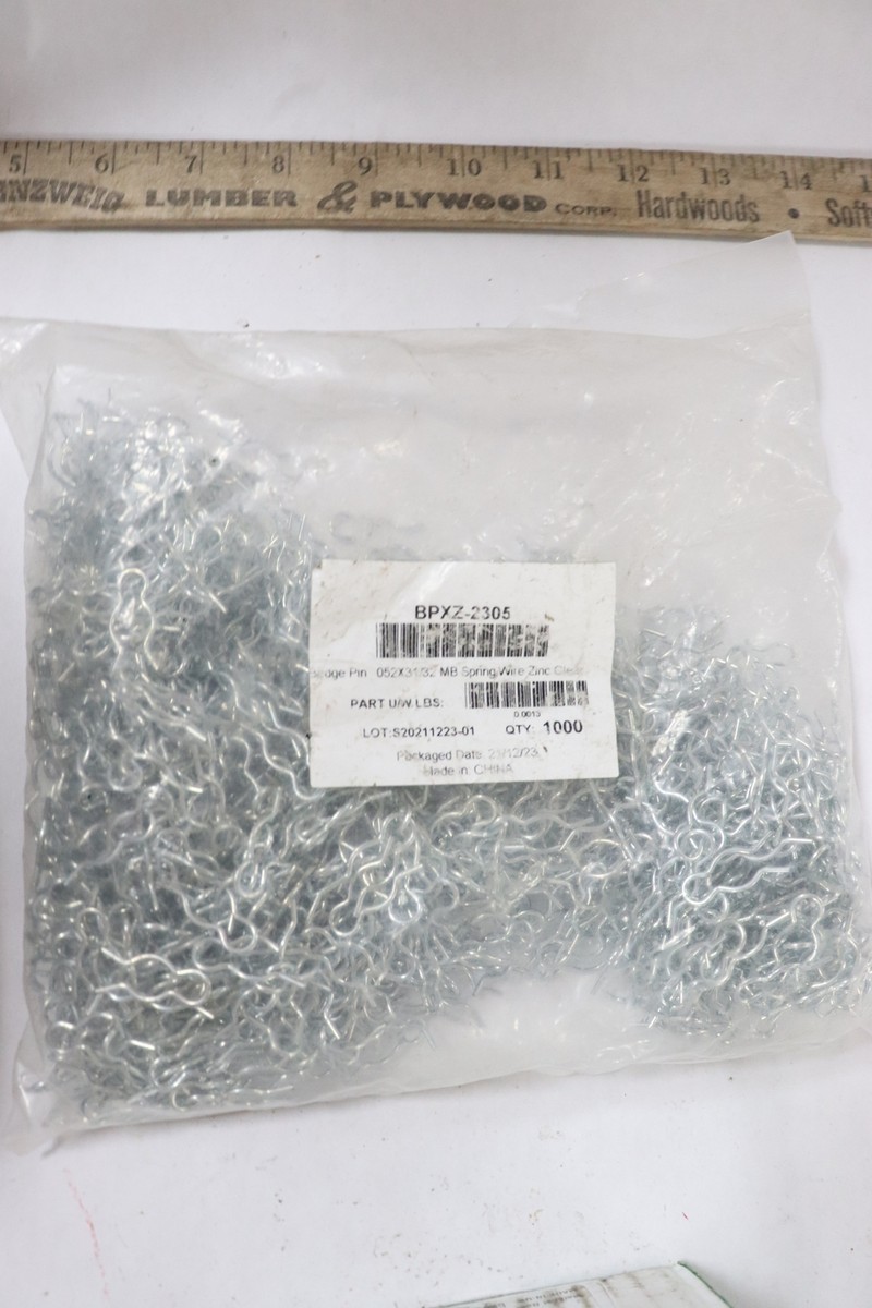 1000-Pk) Cotter Pin Zinc Plated 31/32