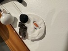4 Hand Crafted Snowman Ornaments Cans Glitter Gourds Super Cute! 🔥🔥 — photo 7