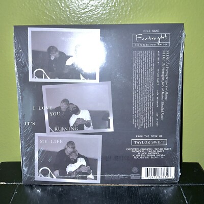 TAYLOR SWIFT Fortnight POST MALONE 7” White Vinyl RSD 2025 Record