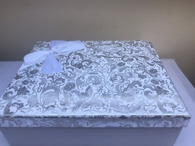 Ausgefallene Geschenkbox Größe 14'' x 11,5'' 4,25'' mit Schleife