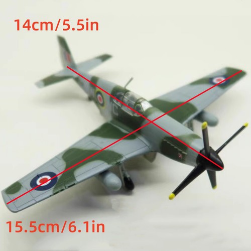 1/72 Diecast Alloy WWII United Kingdom P-51 Mustang Fighter Simulation Model - Picture 19 of 19