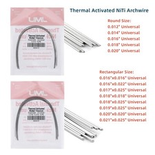 JMU Dental Thermal Activated Niti Arch Wire for Orthodontic Expanded Rectangular