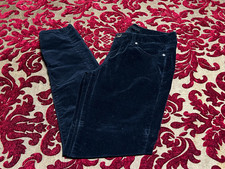 Harper Black Velveteen Skinny Leg Pants Size 26