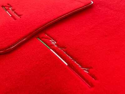 Floor Mats For Alfa Romeo 146 1995-2000 Perfomante Red Tailored Carpet