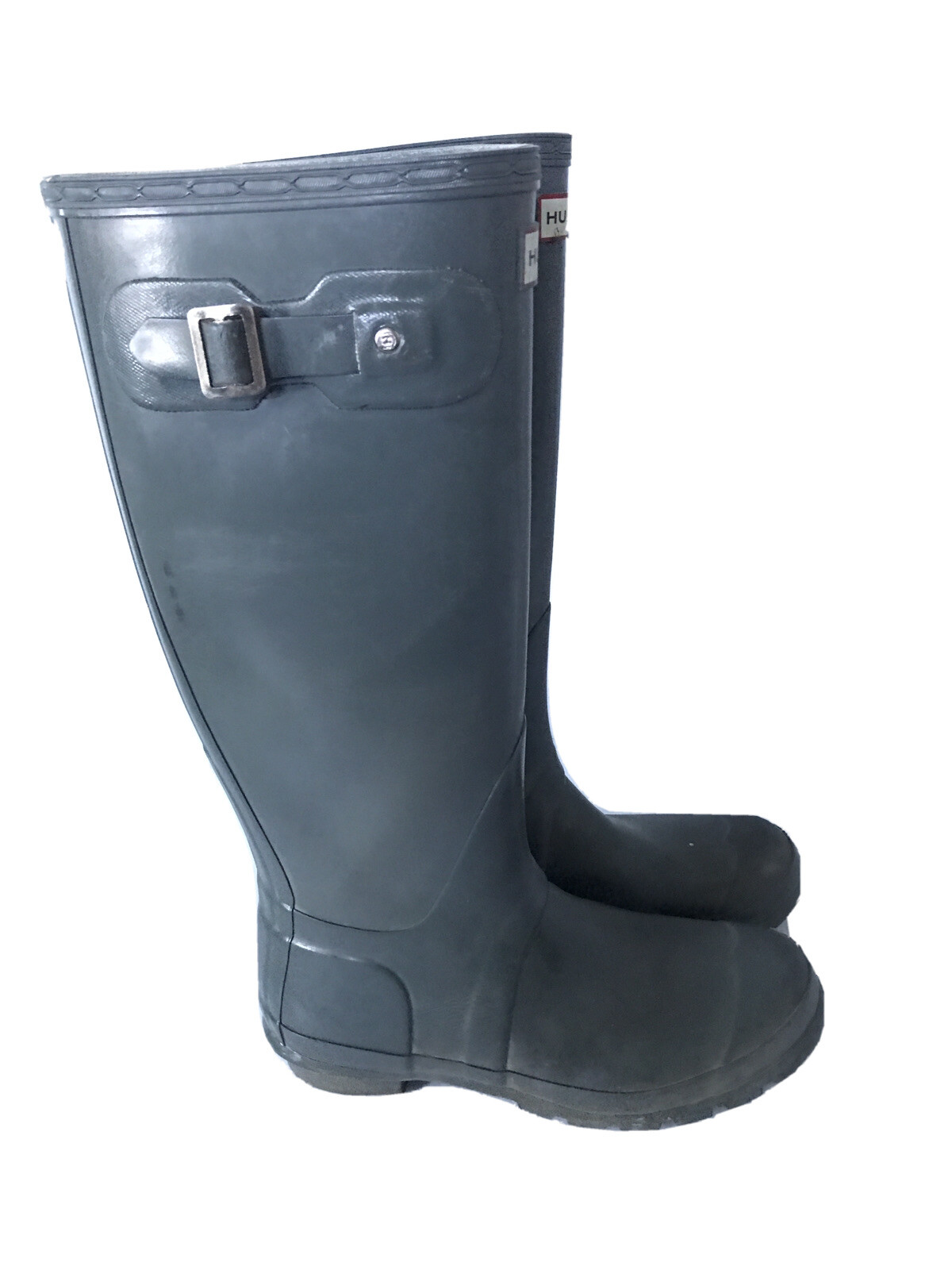 HUNTER BOOTS Olive Green Original Tall Gloss Rain Boo… Gem