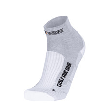 X-Socks Sports Socks Golf Socks Low Cut White Gray Melange Size 45-47 Golf - NEW