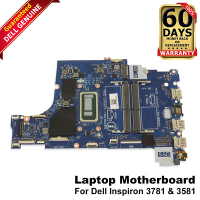 Dell Inspiron 3781/3581 Motherboard i3-7020U 2.3GHz Dual Core LA-G714P M5KN5