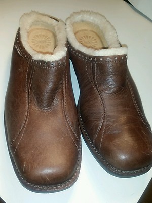 ugg sheepskin clogs